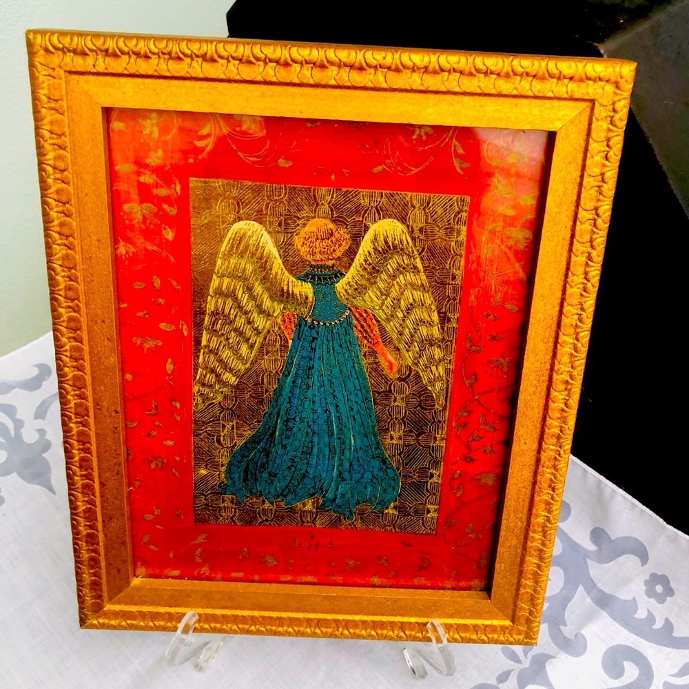 COPY - Vintage gold gilded frame 🖼 and artwork.